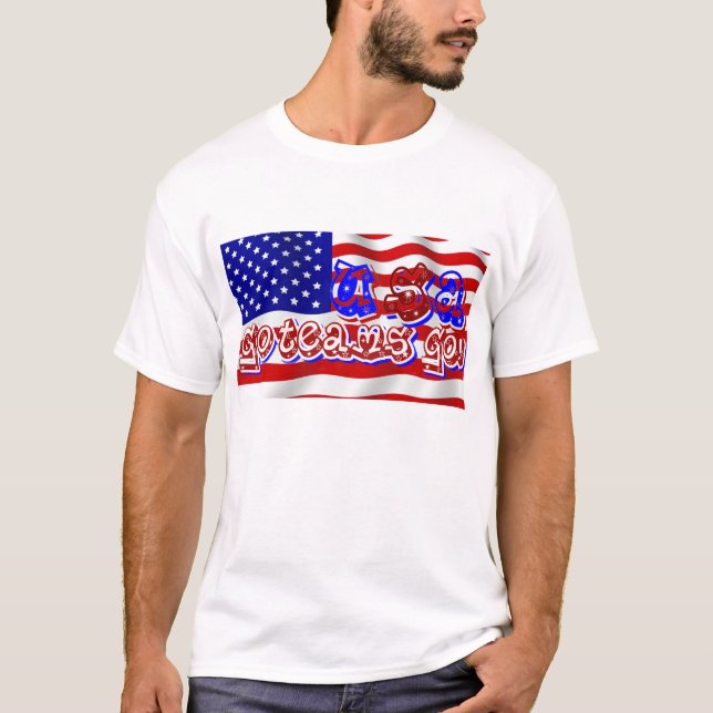 Go USA, Go-Team los!_ T-Shirt (Vorderseite)