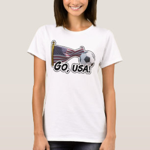 Go, USA Soccer Fan T-Shirt