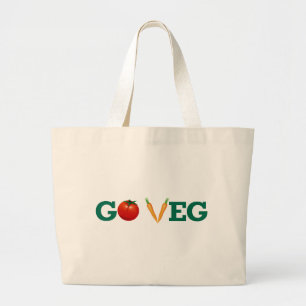 Go Veg Tote Tasche