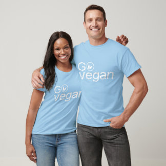 Go Vegan - Basic Singlet - Black T-Shirt