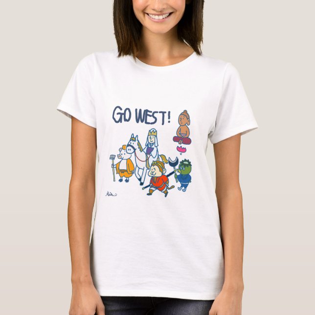 Go West! 西遊記 T-Shirt (Vorderseite)
