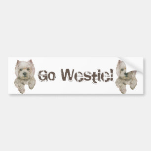 Go Westie Autoaufkleber