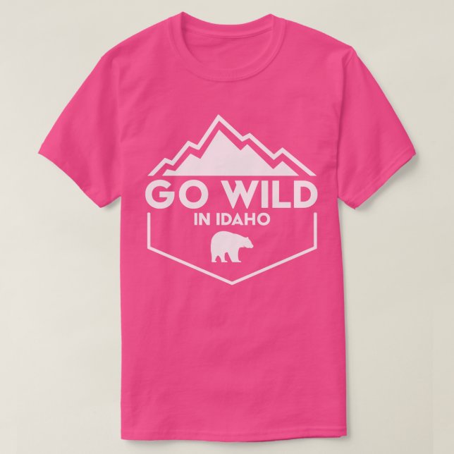 Go Wild in Idaho T-Shirt (Design vorne)