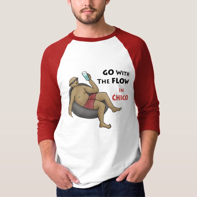Go with Flow in Chico Raglan Shirt (Vorderseite)
