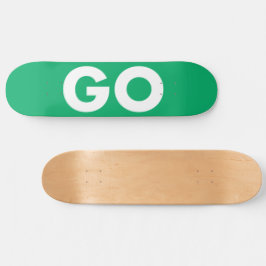 Go-Zeichen Skateboard