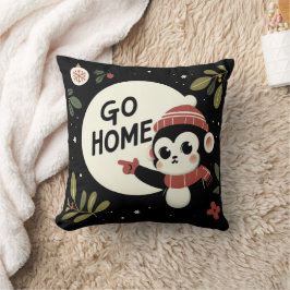 Go Zuhause Weihnachtsmonkey Kissen