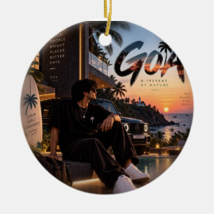 Goa • Anders von Natur aus • Gute Menschen, helle Keramik Ornament
