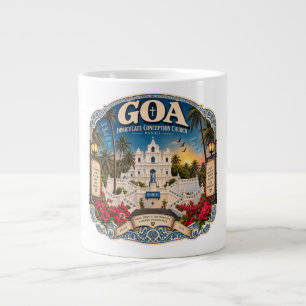 Goa Immaculate Conception Kirche Panaji – Vintage Jumbo-Tasse