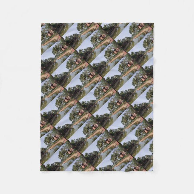 Goa India Fleecedecke (Vorderseite)