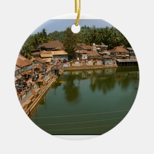 GOA INDIEN ASIEN KERAMIK ORNAMENT (Vorne)