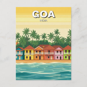 Goa Indien Postkarte