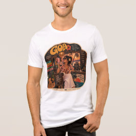 Goa — Mädchen an der Bar, nächtliche Küstenatmosph Tri-Blend Shirt