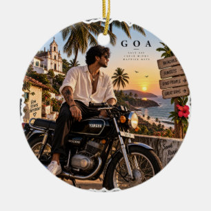 Goa • Salzluf klare Gedanken glücklichere Tage • D Keramik Ornament