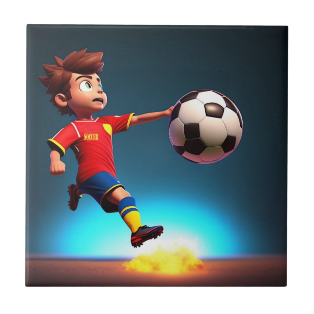 "Goal Bound: The Animated Boy's Perfect Kick" Fliese (Vorderseite)