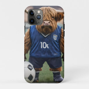 "Goal-Getter: Eine Hochlandkuh für Fußball verklei Case-Mate iPhone Hülle