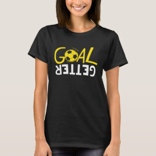 Goal Getter Girl Sports Girls Football mit Sayin T-Shirt
