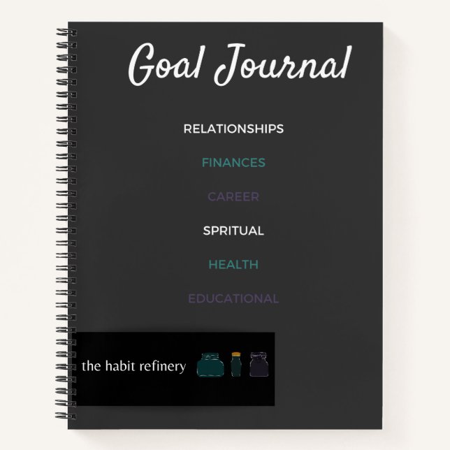 Goal Journal Notizbuch (Vorderseite)