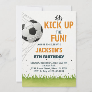 Goal Scorer Fußball Einladung zum Geburtstag