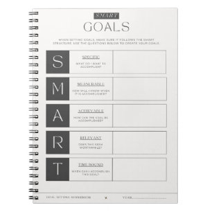 Goal Setting Notebook Notizblock