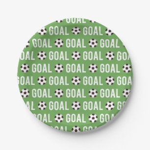 Goal Soccer Ball Geburtstagsparty versorgt Teller