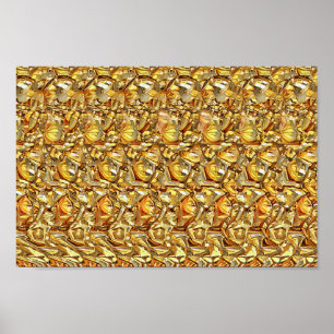 Goalden - Versteckter 3D-Druck Poster