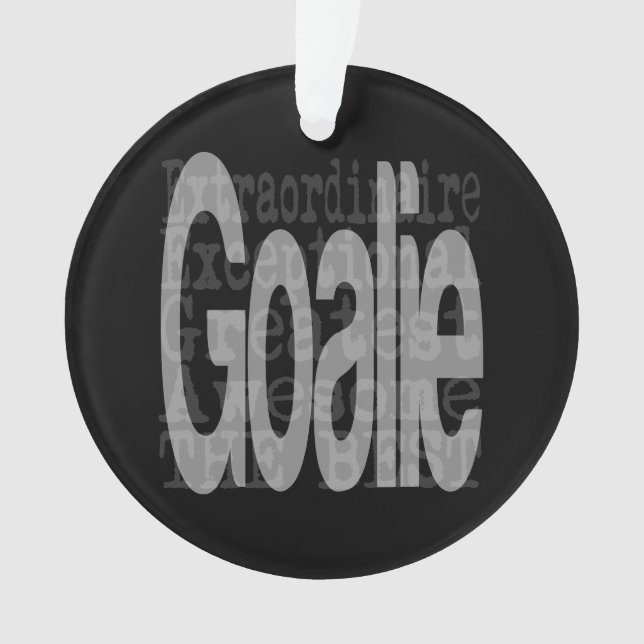 Goalie Extraordinaire Ornament (Vorderseite)