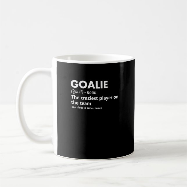 Goalie Gear Goalkeeper Definition Kaffeetasse (Links)