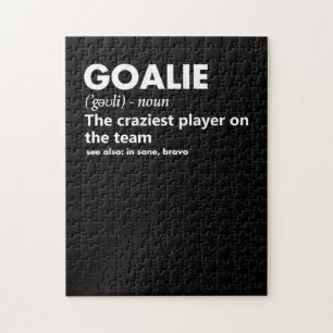 Goalie Goalkeeper Definition Fußball Hockey Puzzle
