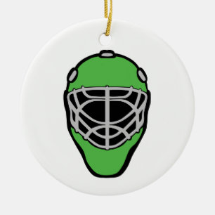 Goalie Mask Keramik Ornament