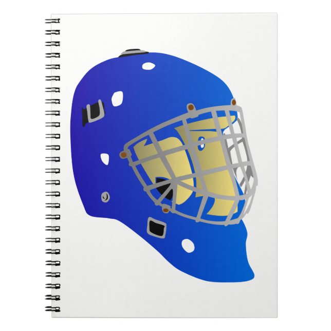 Goalie Mask Notizblock (Vorderseite)