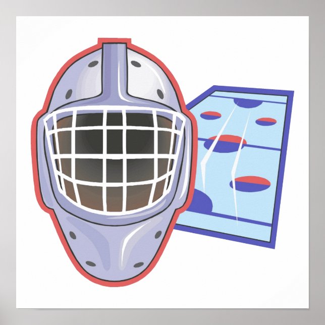 Goalie Mask Poster (Vorne)