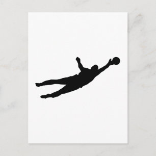 Goalie Rett Postkarte