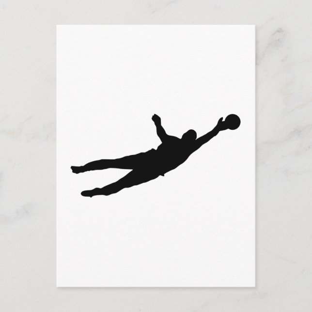 Goalie Rett Postkarte (Vorderseite)