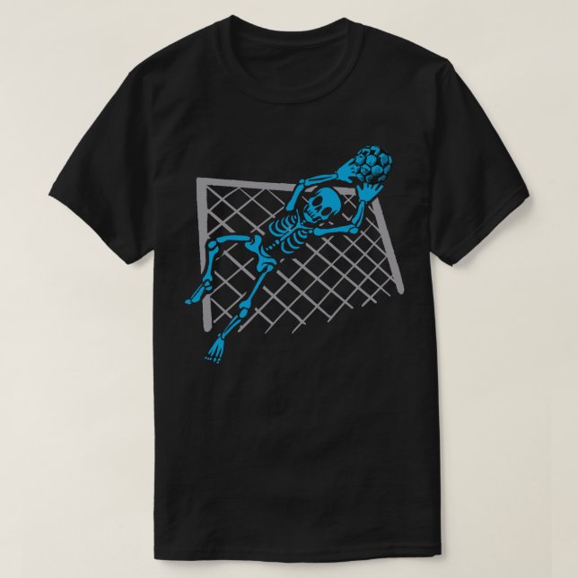 Goalkeeper Skeleton T-Shirt (Design vorne)