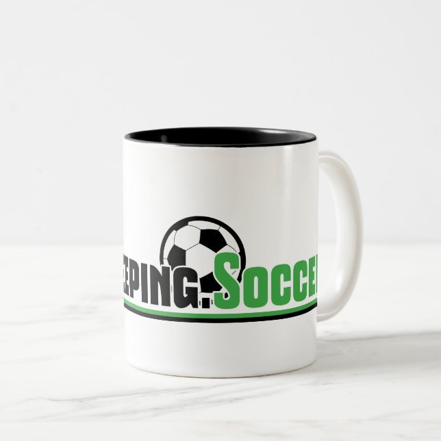 Goalkeeping.Soccer Coffee Tasse (VorderseiteRechts)