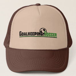 Goalkeeping.Soccer offiziell Brown Trucker Hat Truckerkappe