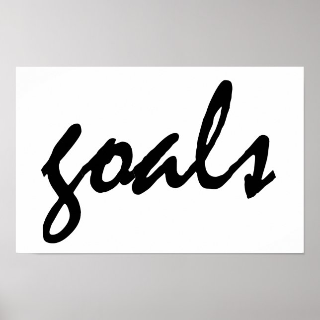 Goals Poster (Vorne)