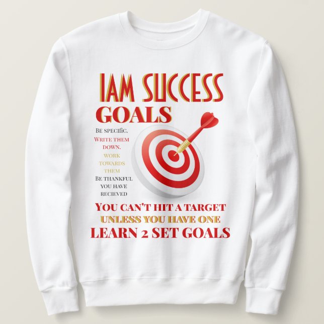 GOALS SWEATSHIRT (Design vorne)