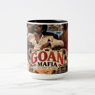Goan Mafia – Goa Stolz Zweifarbige Tasse