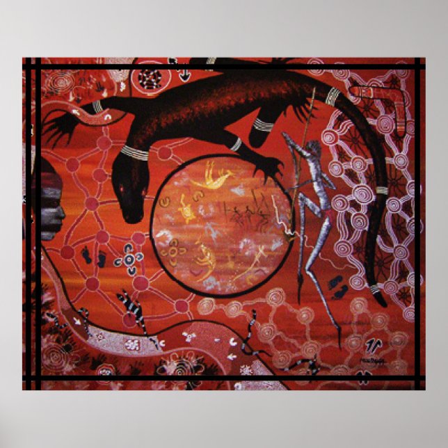 Goanna Dreaming Poster (Vorne)