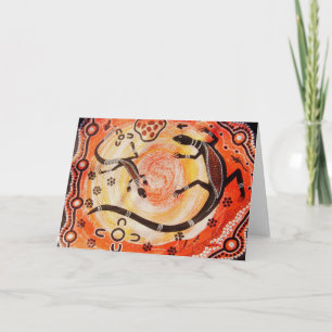 Goanna ist bei der Sunrise Card Karte