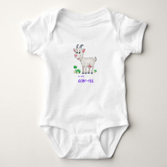 Goat Baby Bodysuit Baby Strampler (Vorderseite)
