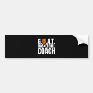 Goat Basketball Coach Geschenk Autoaufkleber