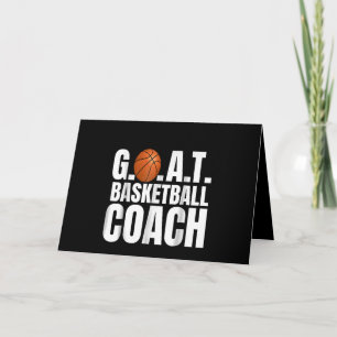 Goat Basketball Coach Geschenk Karte