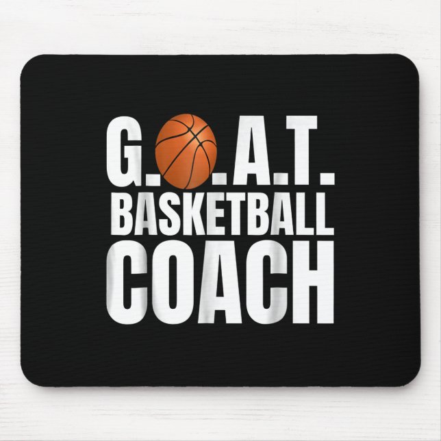 Goat Basketball Coach Geschenk Mousepad (Vorne)