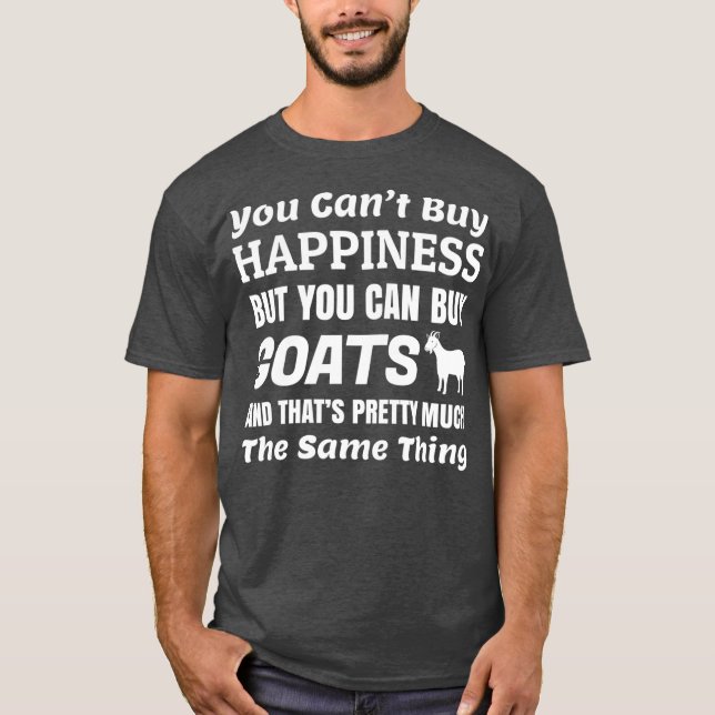 Goat Bauer Owner Gift Funny Goat T-Shirt (Vorderseite)