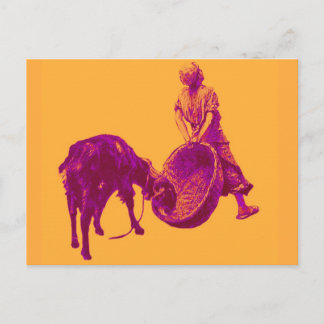 Goat Boy Vintag Meyerheim Pop Art Niedlich 1893 Ki Postkarte