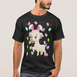 Goat Bunny Oaster Egg Funny Goat Ostersonntag T-Shirt