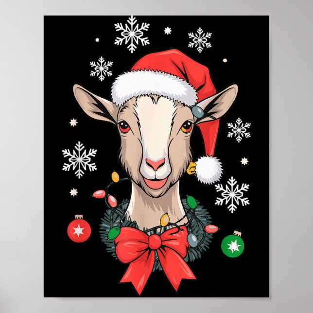 Goat Christmas  Poster (Vorne)