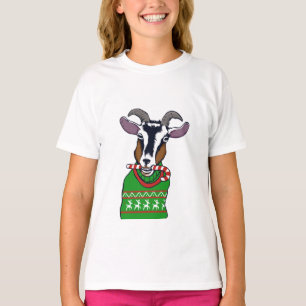 Goat Christmas Sweater T-Shirt